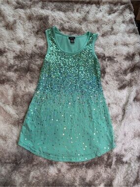 Rue21 Mint Sequin Tank Top